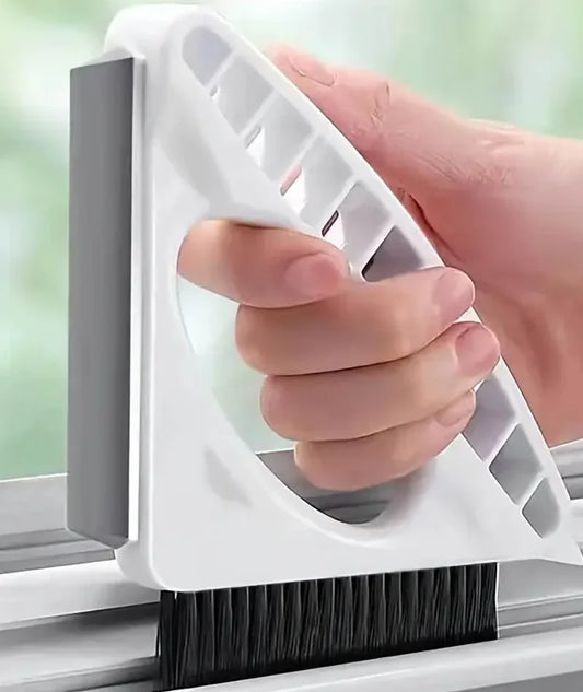 3-in-1 Grout Cleaner, Scrub Brush & Squeegee Tool